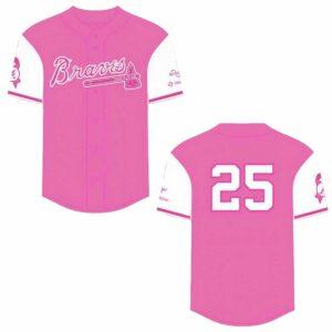Braves Breast Cancer Awareness Day Jersey 2025 Giveaway
