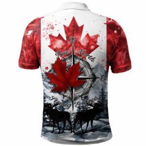 Canada True North Strong And Free Polo Shirt 1 Canada True North Strong And Free Polo Shirt