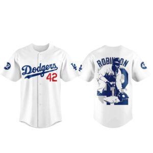 Dodgers Jackie Robinson 42 Baseball Jersey 2025 Dodgers Jackie Robinson 42 Baseball Jersey 2025