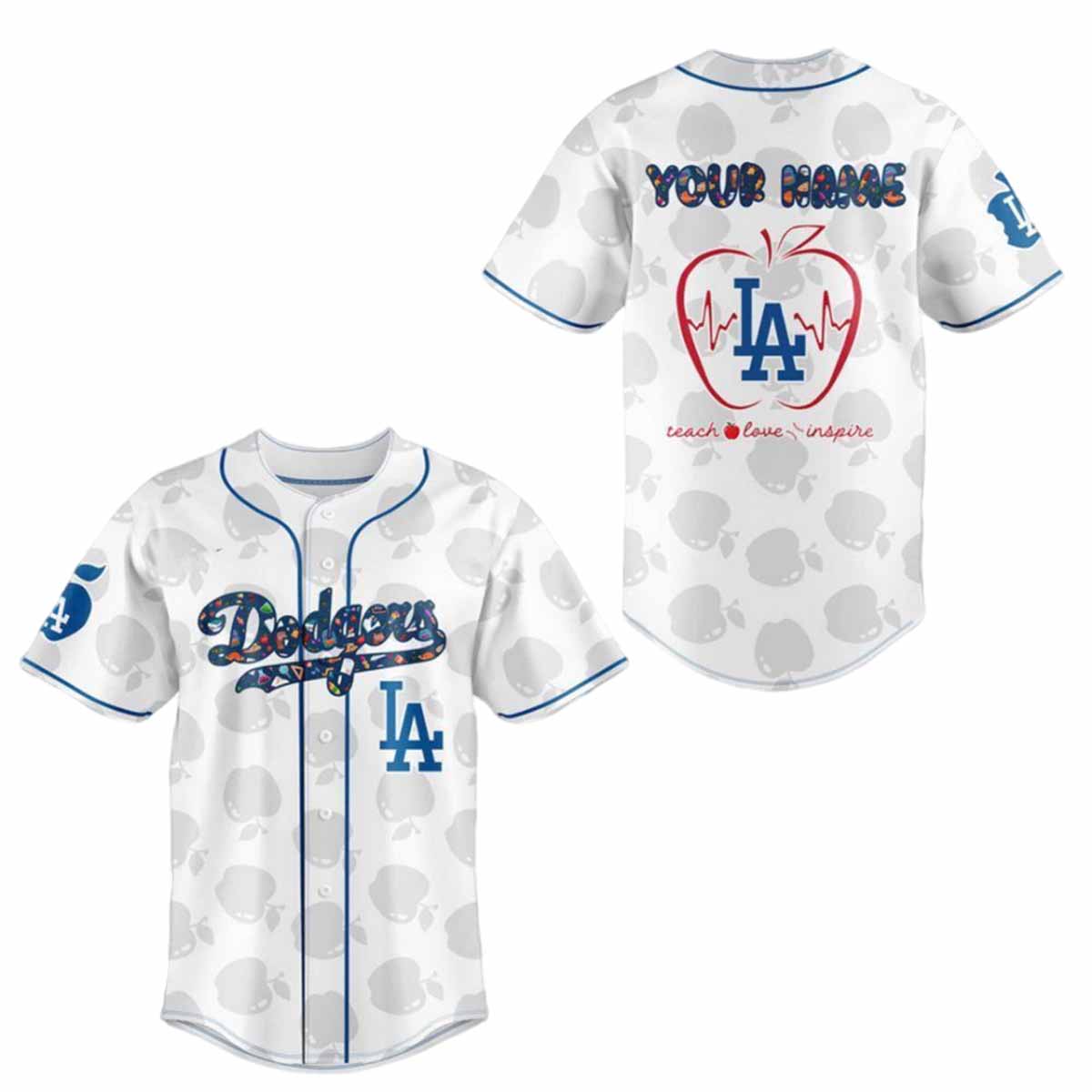 Dodgers Teacher Night Baseball Jersey 2025 Dodgers Teacher Night Baseball Jersey 2025