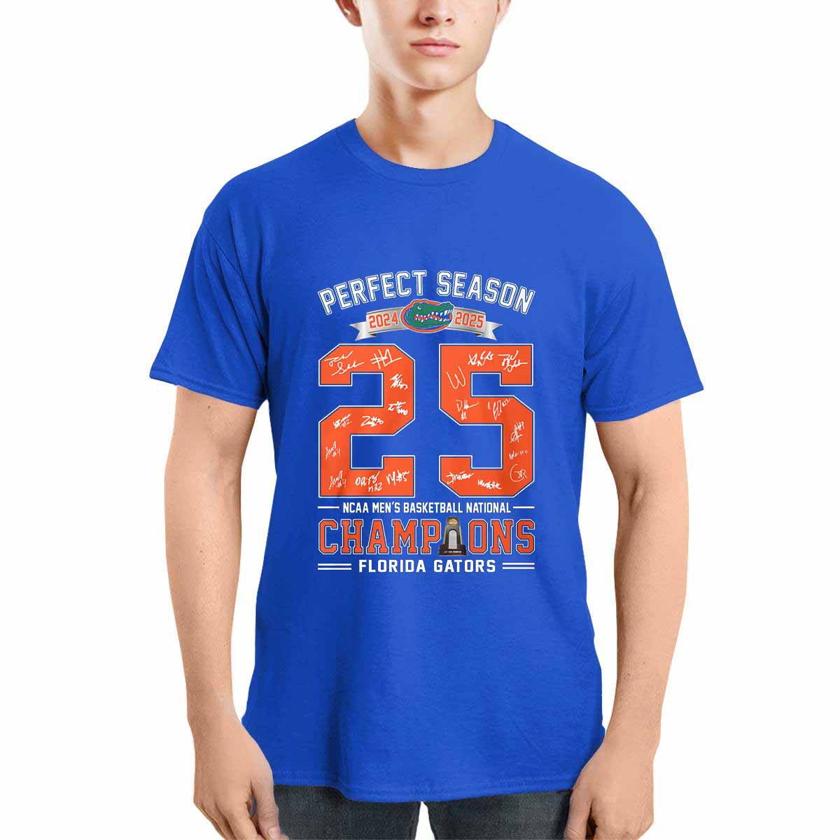 Gator Perfect Season 2025 Men’s Basketball National Champions Shirt Gator Perfect Season 2025 Men’s Basketball National Champions Shirt