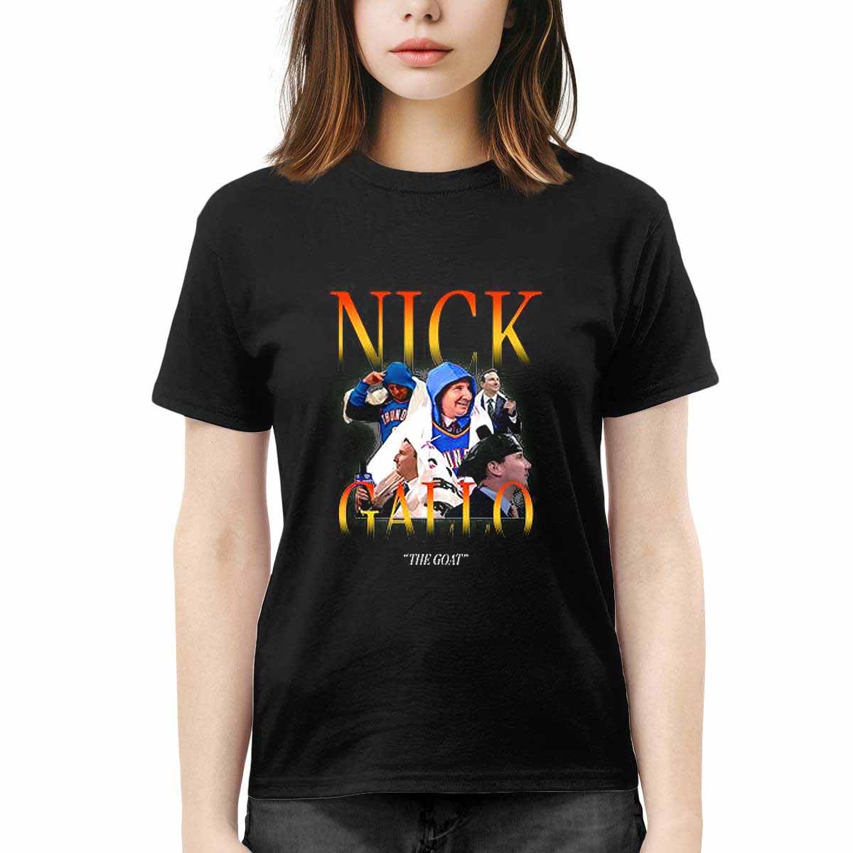 Jalen Williams Nick Gallo The Goat Shirt Jalen Williams Nick Gallo The Goat Shirt