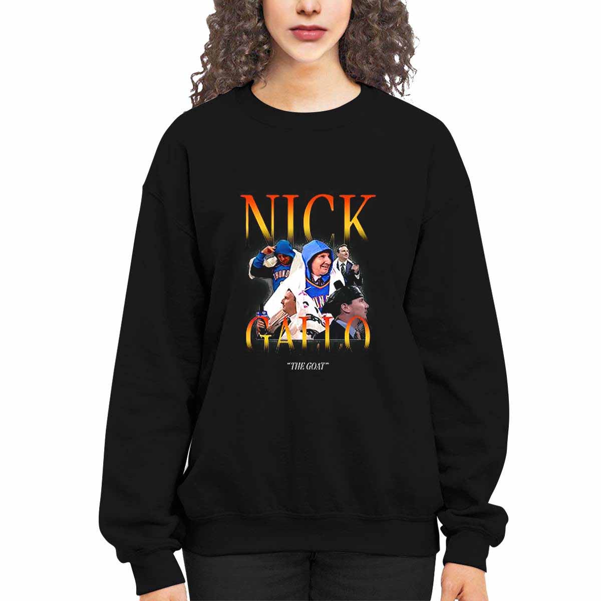 Jalen Williams Nick Gallo The Goat Shirt Jalen Williams Nick Gallo The Goat Shirt