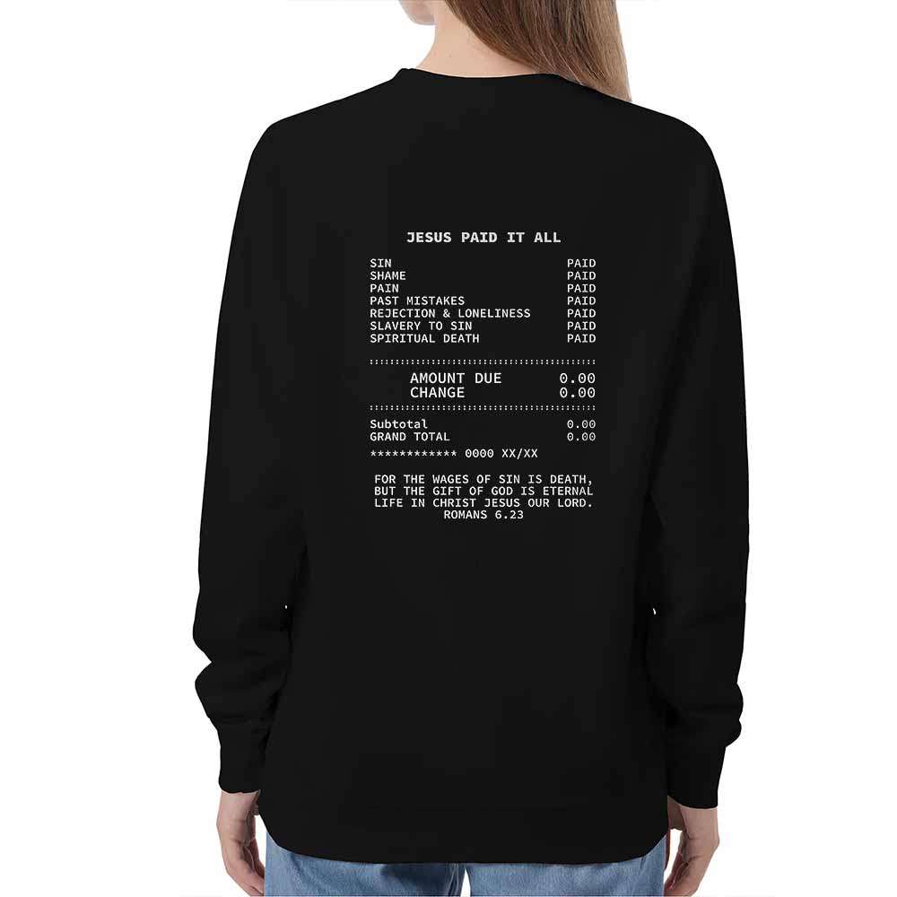 Jesus Paid It All Amount Due Change Shirt Jesus Paid It All Amount Due Change Shirt