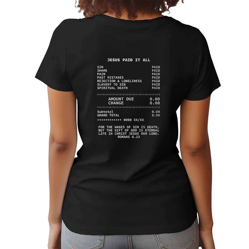 Jesus Paid It All Amount Due Change Shirt Jesus Paid It All Amount Due Change Shirt