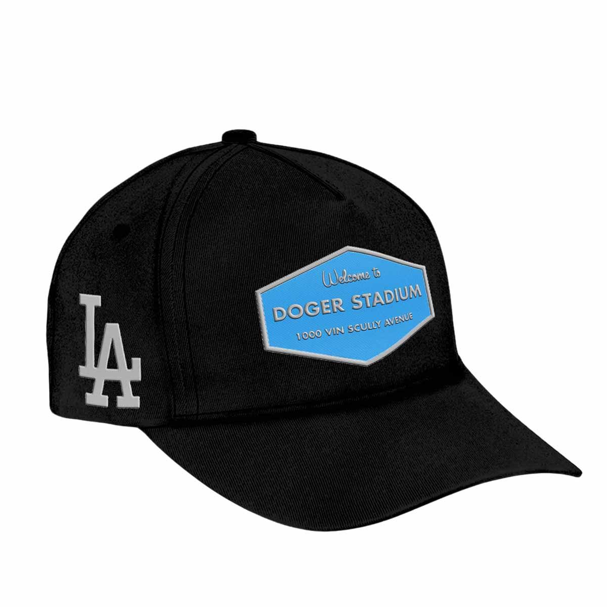 LA Dodgers Welcome To Doger Stadium 1000 Vin Scully Avenue Hat LA Dodgers Welcome To Doger Stadium 1000 Vin Scully Avenue Hat