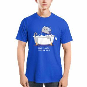 Live Laugh Toaster Bath Shirt