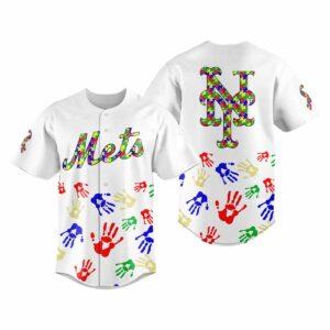 Mets Autism Awareness 2025 Baseball Jersey