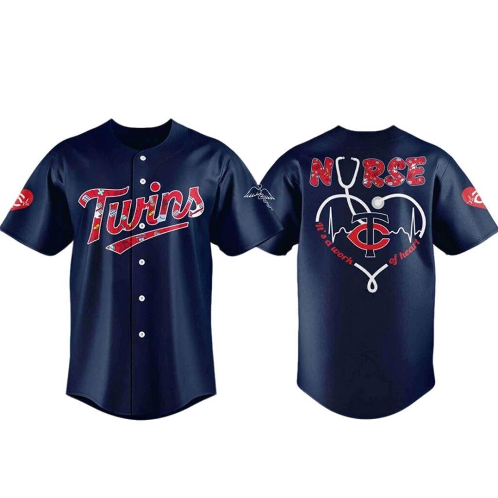 Minnesota Twins Nurses Night Baseball Jersey 2025