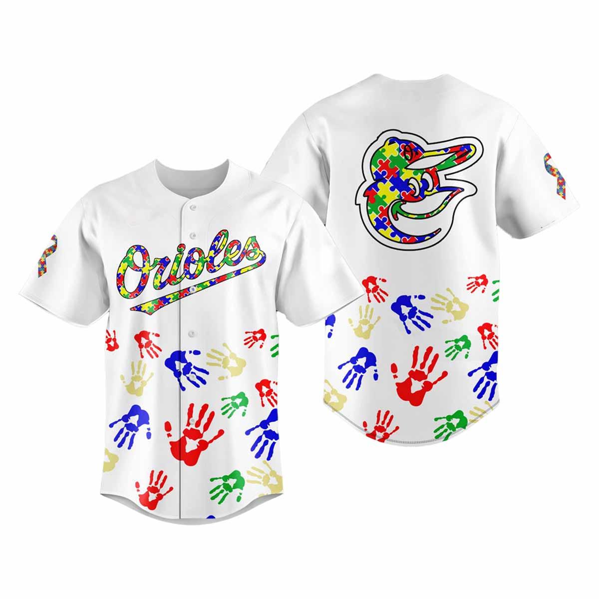Orioles Autism Awareness 2025 Baseball Jersey Orioles Autism Awareness 2025 Baseball Jersey