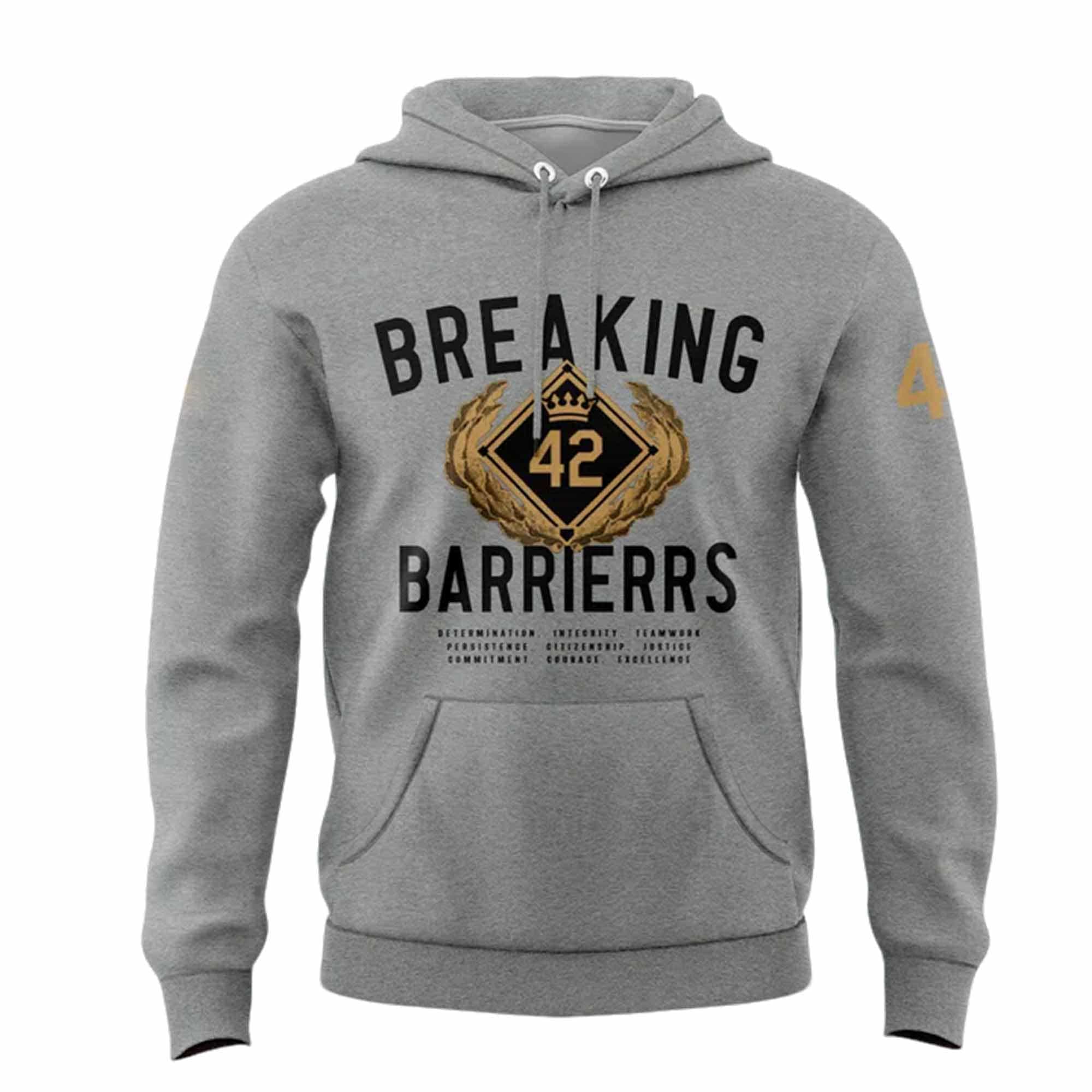 Phillies Jackie Robinson 42 Breaking Barriers Hoodie Phillies Jackie Robinson 42 Breaking Barriers Hoodie