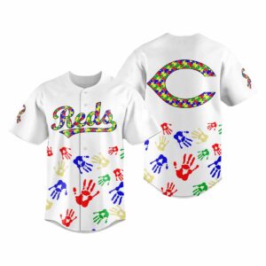 Red’s Autism Awareness 2025 Baseball Jersey Red’s Autism Awareness 2025 Baseball Jersey