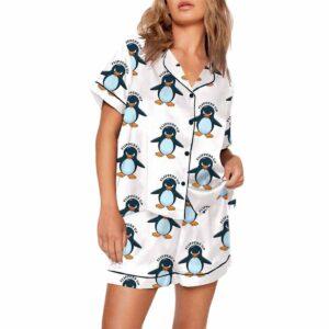 Resist Penguin Activism Flippers Up Pajama Set Resist Penguin Activism Flippers Up Pajama Set