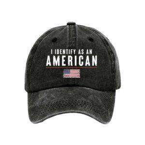 Retro I Identify As An American Baseball Cap