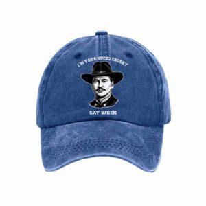 Retro I’m Your Huckleberry Say When Print Baseball Cap Retro I’m Your Huckleberry Say When Print Baseball Cap