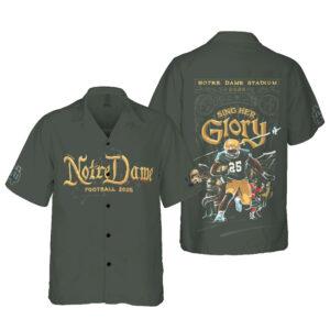 Sing Her Glory Notre Dame Stadium Football 2025 Hawaiian Shirt