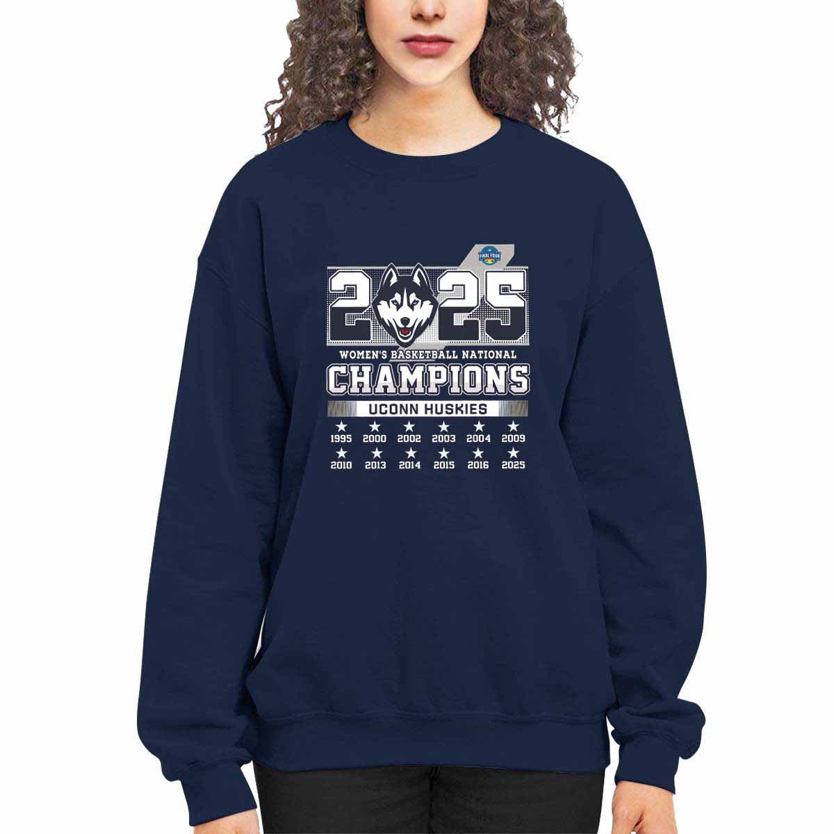 Uconn Women’s Basketball National Champions 2025 Shirt Uconn Women’s Basketball National Champions 2025 Shirt