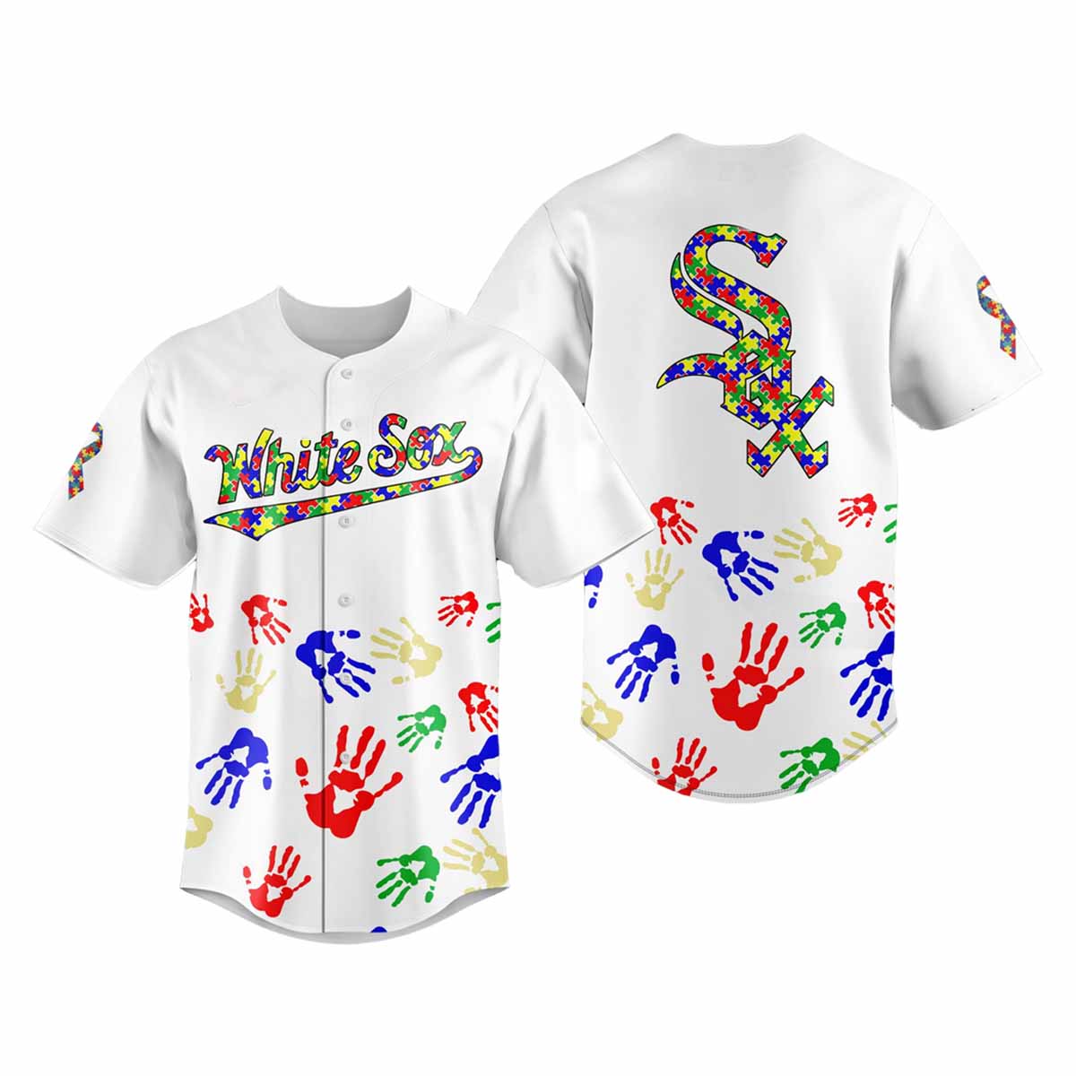 White Sox Autism Awareness 2025 Baseball Jersey White Sox Autism Awareness 2025 Baseball Jersey
