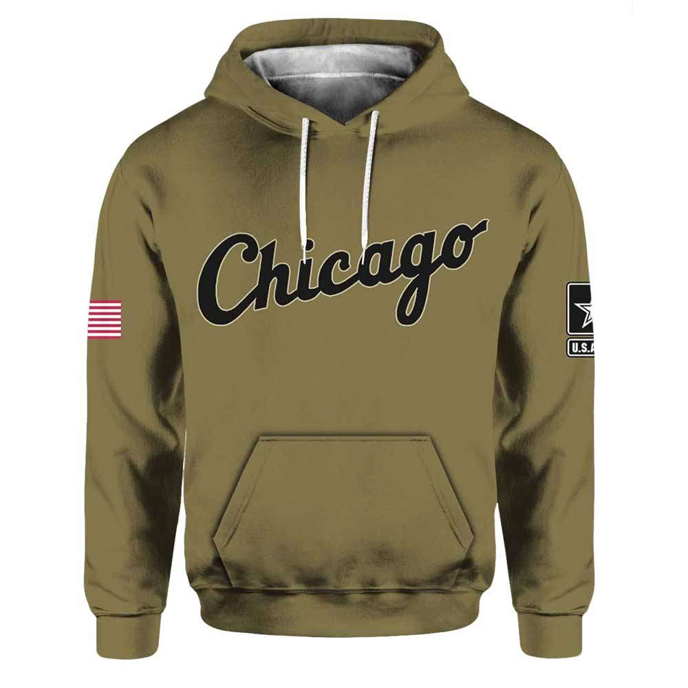 White Sox Military Appreciation Night 2025 Hoodie White Sox Military Appreciation Night 2025 Hoodie