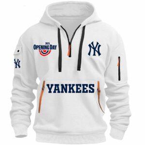 Yankees Opening Day 2025 Quarter Zip Hoodie Yankees Opening Day 2025 Quarter Zip Hoodie