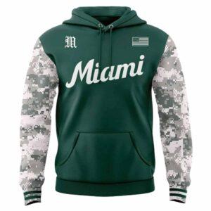 2025 Armed Forces Day Miami Hurricanes Hoodie 2025 Armed Forces Day Miami Hurricanes Hoodie
