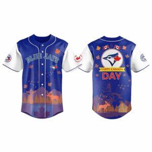 2025 Blue Jays Happy Canada Day Baseball Jersey
