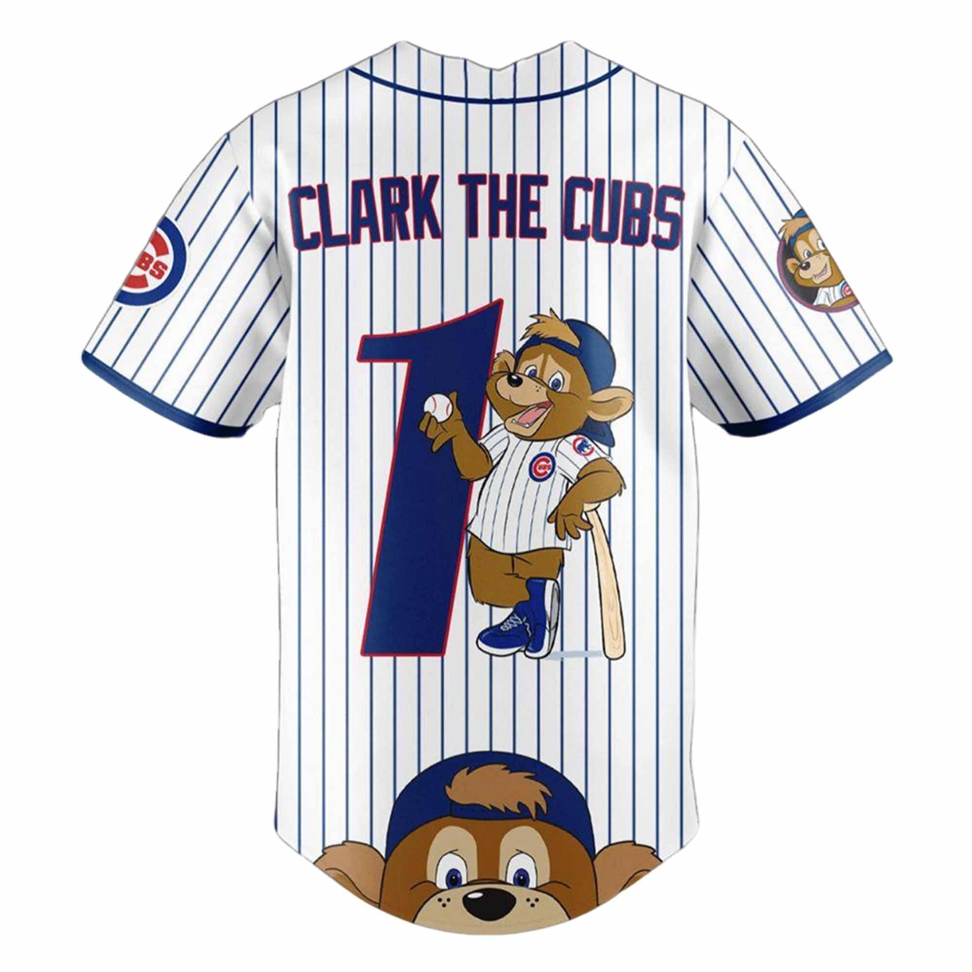 2025 Chicago Cubs Clark The Cub Jersey 2025 Chicago Cubs Clark The Cub Jersey