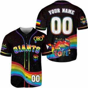 2025 Giants Pride Month Love Is Love Baseball Jersey 2025 Giants Pride Month Love Is Love Baseball Jersey