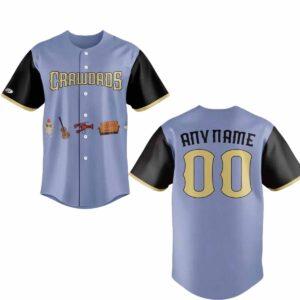 2025 Hickory Crawdads Baseball Friends Day Night Jersey 2025 Hickory Crawdads Baseball Friends Day Night Jersey