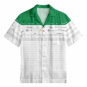 2025 Microsoft Excel Hawaiian Shirt