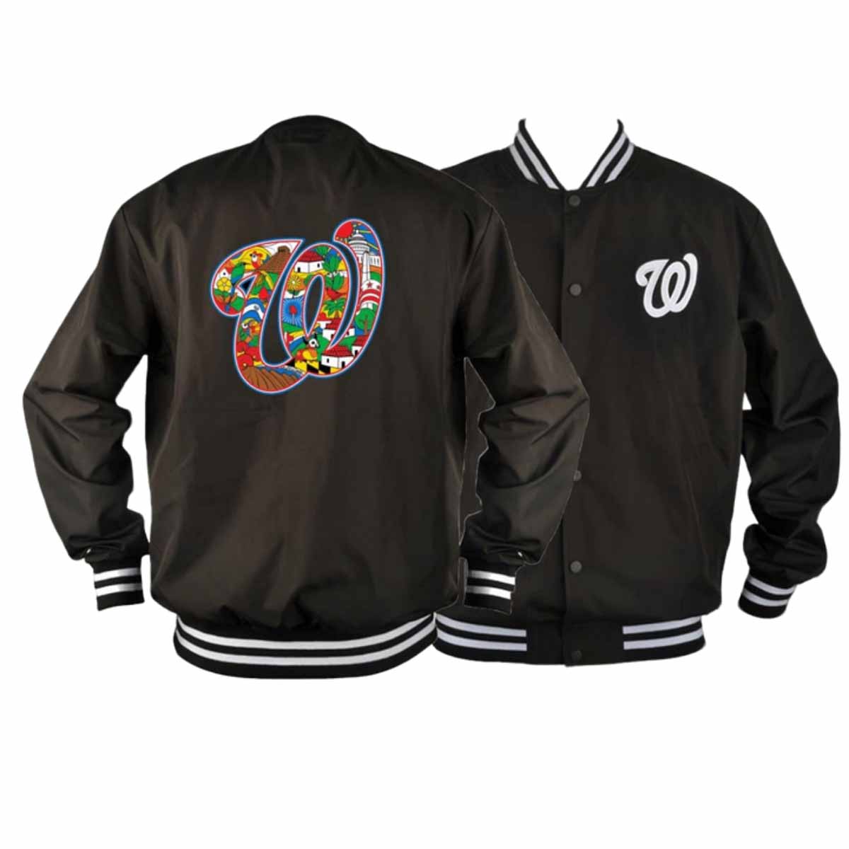 2025 Nationals Salvadoran Heritage Day Jacket Giveaway 2025 Nationals Salvadoran Heritage Day Jacket Giveaway