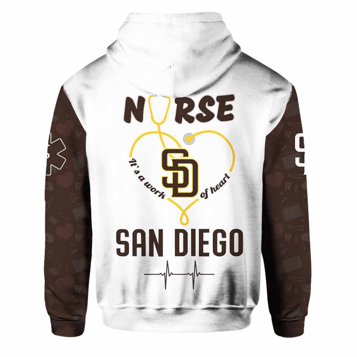 2025 Padres Nurses Appreciation Night Hoodie 2025 Padres Nurses Appreciation Night Hoodie