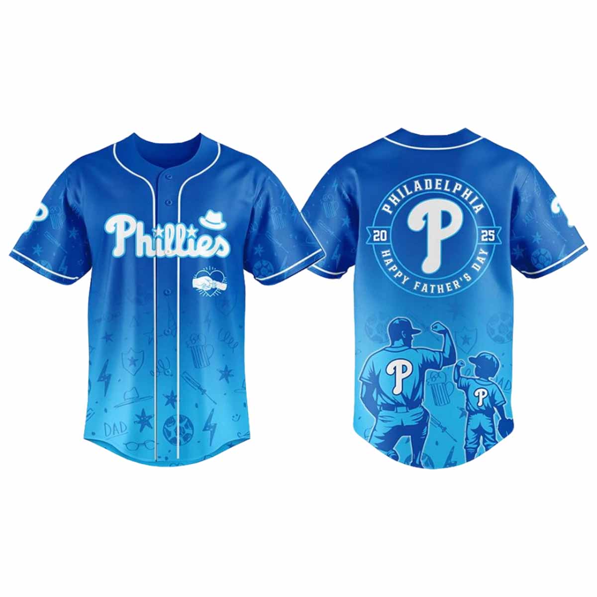 2025 Phillies Happy Father’s Day Jersey 2025 Phillies Happy Fathers Day Jersey