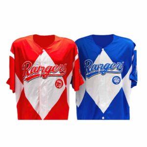 2025 Rangers Power Rangers Night Jersey Giveaway
