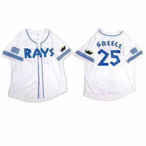 2025 Rays Greek Heritage Jersey Giveaway 2025 Rays Greek Heritage Jersey Giveaway