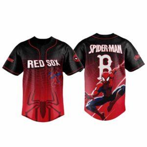 2025 Red Sox Spider Man Night Baseball Jersey 2025 Red Sox Spider Man Night Baseball Jersey