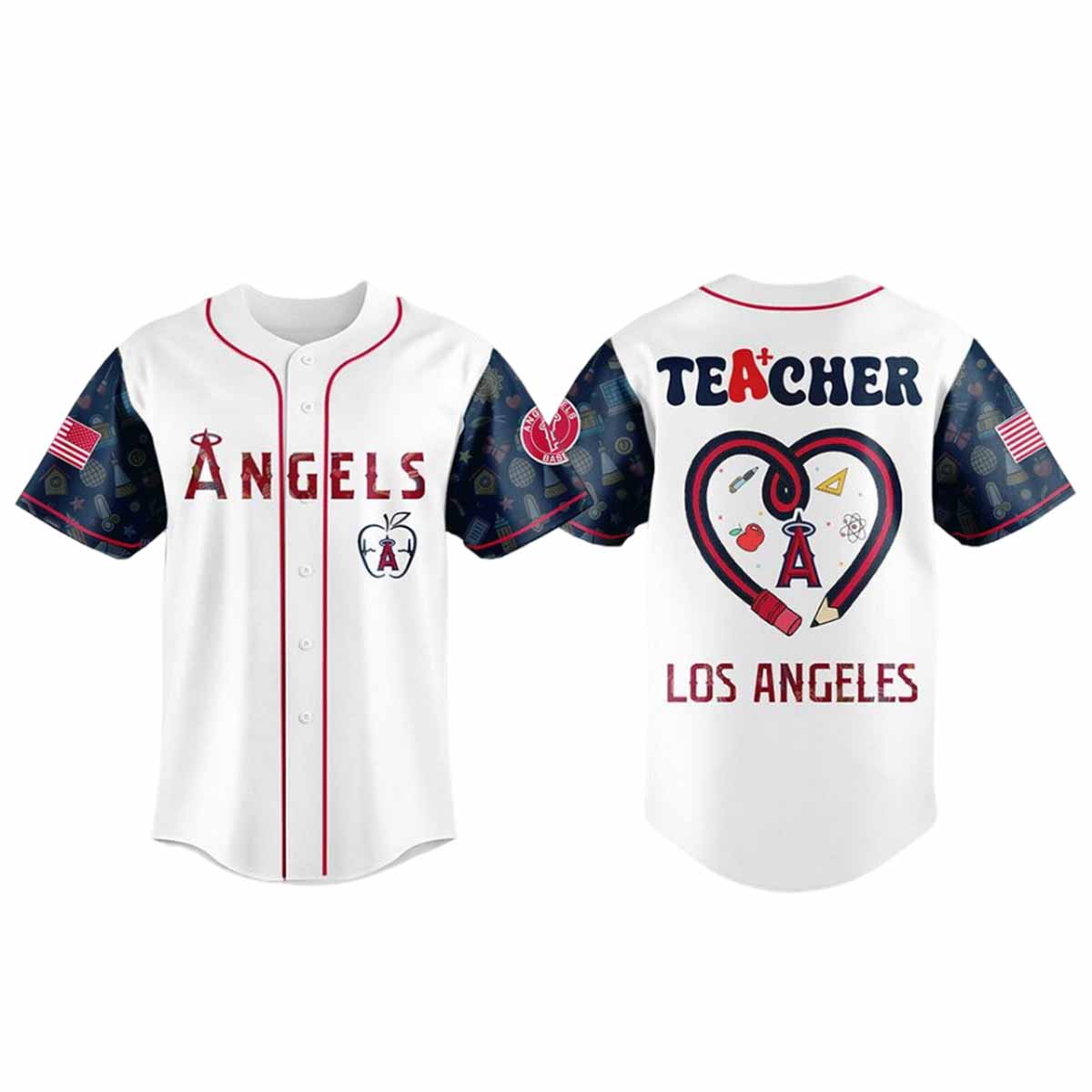 Angels Teacher Appreciation Week Jersey 2025 Angels Teacher Appreciation Week Jersey 2025