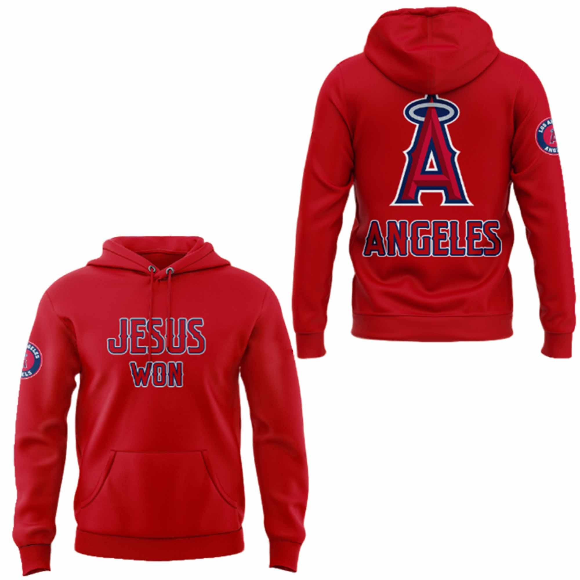 Angels x Jesus Won 2025 Hoodie Angels x Jesus Won 2025 Hoodie