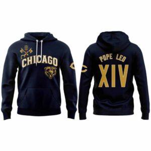 Bears Pope Leo XIV Hoodie 2025 Bears Pope Leo XIV Hoodie 2025
