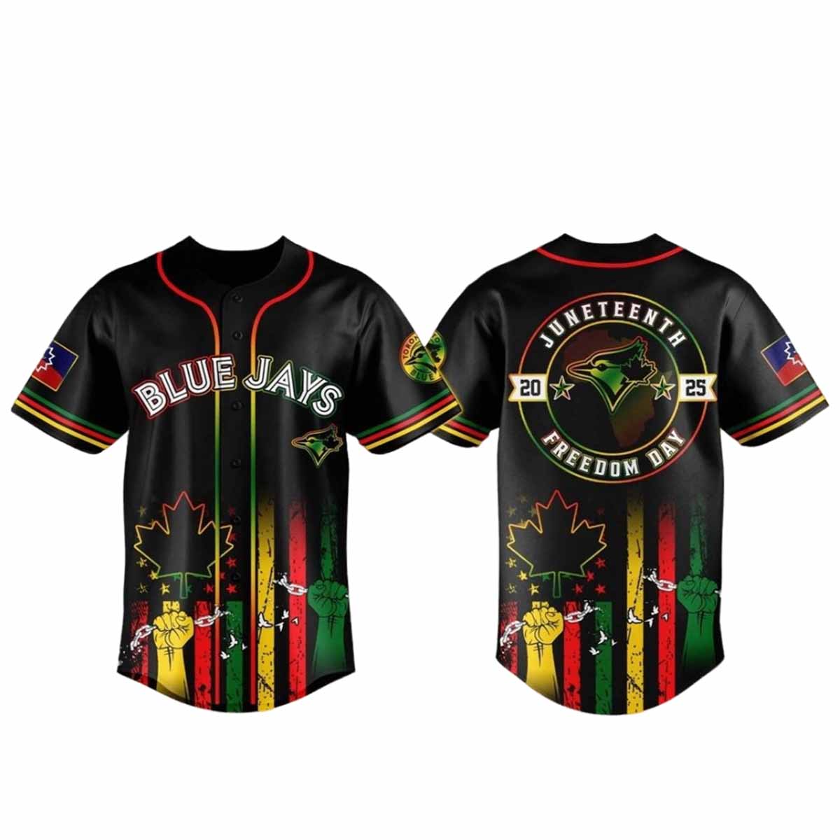 Blue Jays Juneteenth Day 2025 Baseball Jersey Blue Jays Juneteenth Day 2025 Baseball Jersey