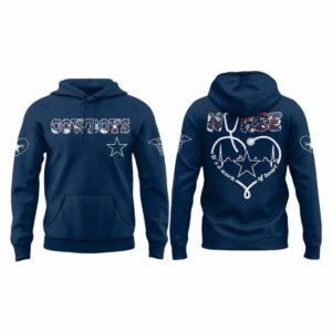 Cowboys Night Nurses Appreciation Work Of Heart 2025 Hoodie Cowboys Night Nurses Appreciation Work Of Heart 2025 Hoodie