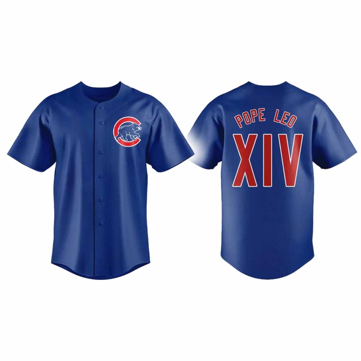Cubs Pope Leo XIV Baseball Jersey Cubs Pope Leo XIV Baseball Jersey