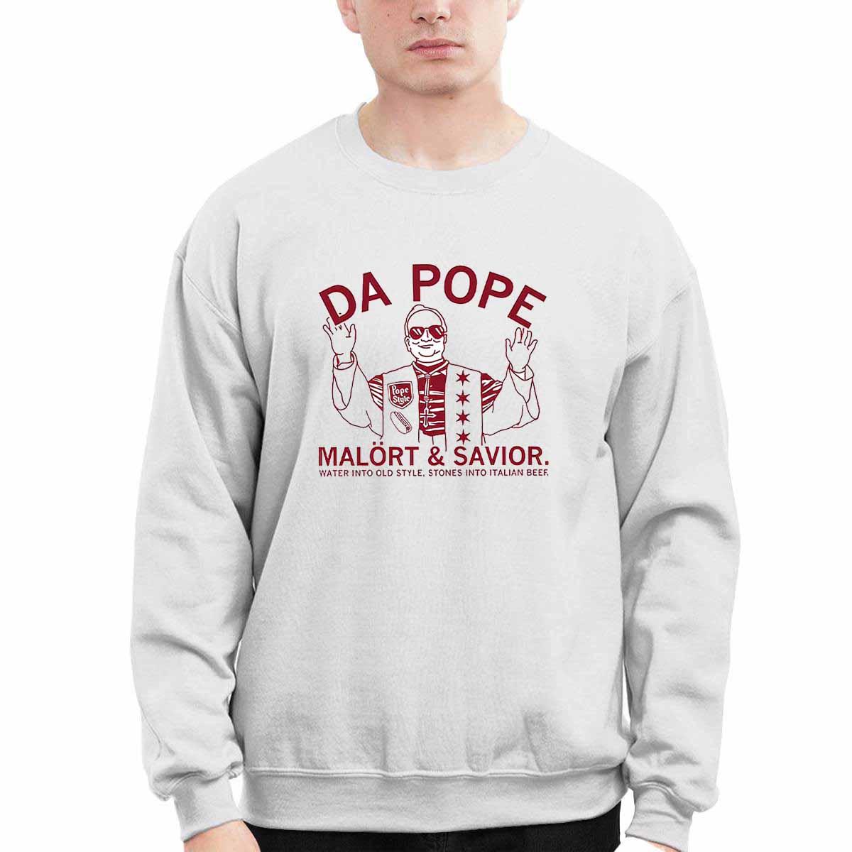 Da Pope Malort And Savior Shirt Da Pope Malort And Savior Shirt