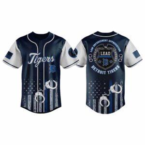 Detroit Law Enforcement Appreciation Day Jersey 2025 Detroit Law Enforcement Appreciation Day Jersey 2025