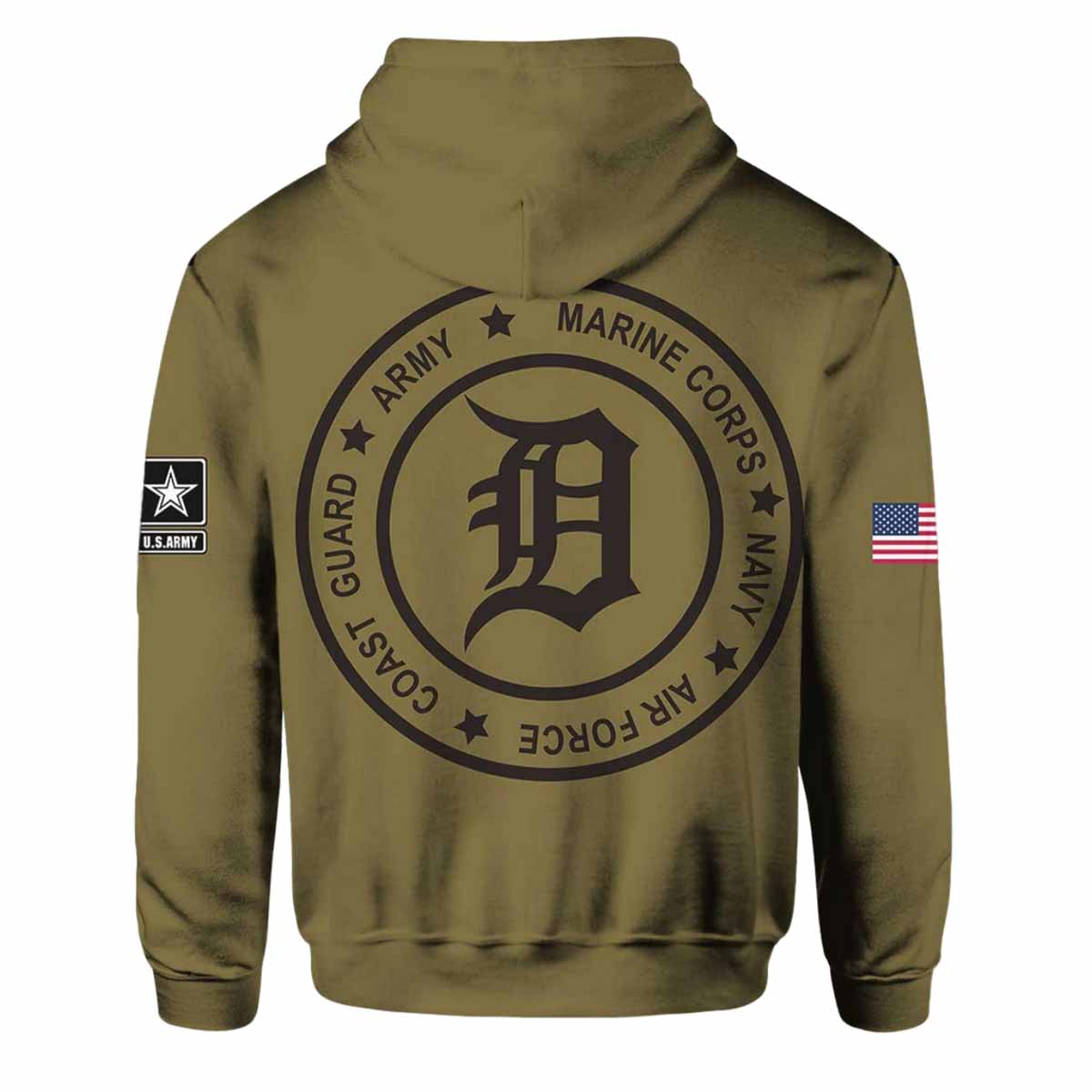 Detroit Military Appreciation Night 2025 Hoodie Detroit Military Appreciation Night 2025 Hoodie