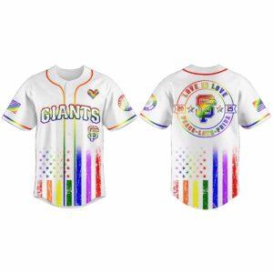 Giants Happy Pride Month Jersey 2025