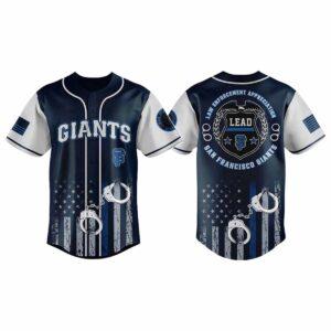 Giants Law Enforcement Appreciation Day Jersey 2025 Giants Law Enforcement Appreciation Day Jersey 2025
