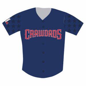 Hickory Crawdads Patriotic Jersey 2025 Giveaway Hickory Crawdads Patriotic Jersey 2025 Giveaway