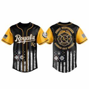 KC Royals First Responders 2025 Baseball Jersey KC Royals First Responders 2025 Baseball Jersey