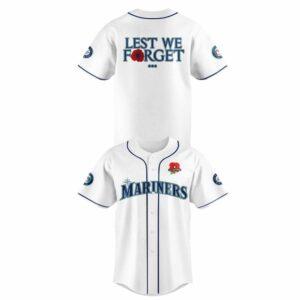 Mariners Lest We Forget Jersey 2025 Mariners Lest We Forget Jersey 2025